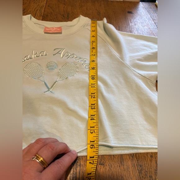 💚 HOAKA APPAREL Cropped Sweatshirt – Mint Green (Size S) - Picture 4 of 10